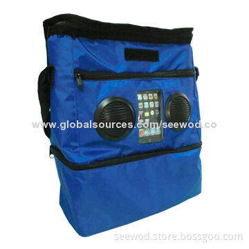 Patented New Design Speaker Cooler Bag